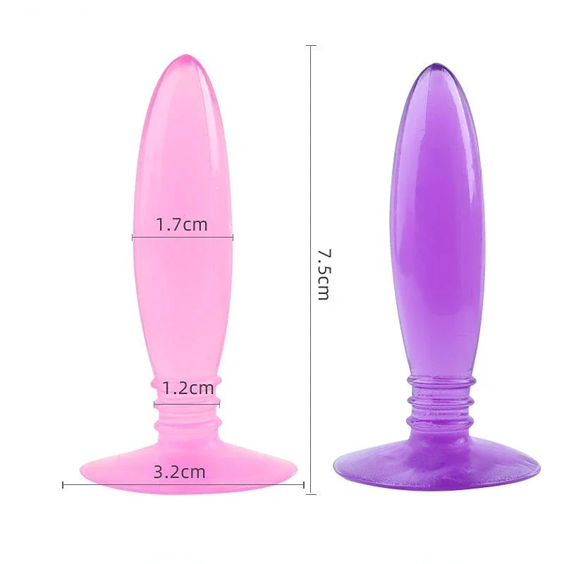 Mini Plug anale Dilatatore Jelly Toys Giocattoli adulti del sesso Prodotti del sesso Butt plug gay per coppie principianti Giocattoli erotici