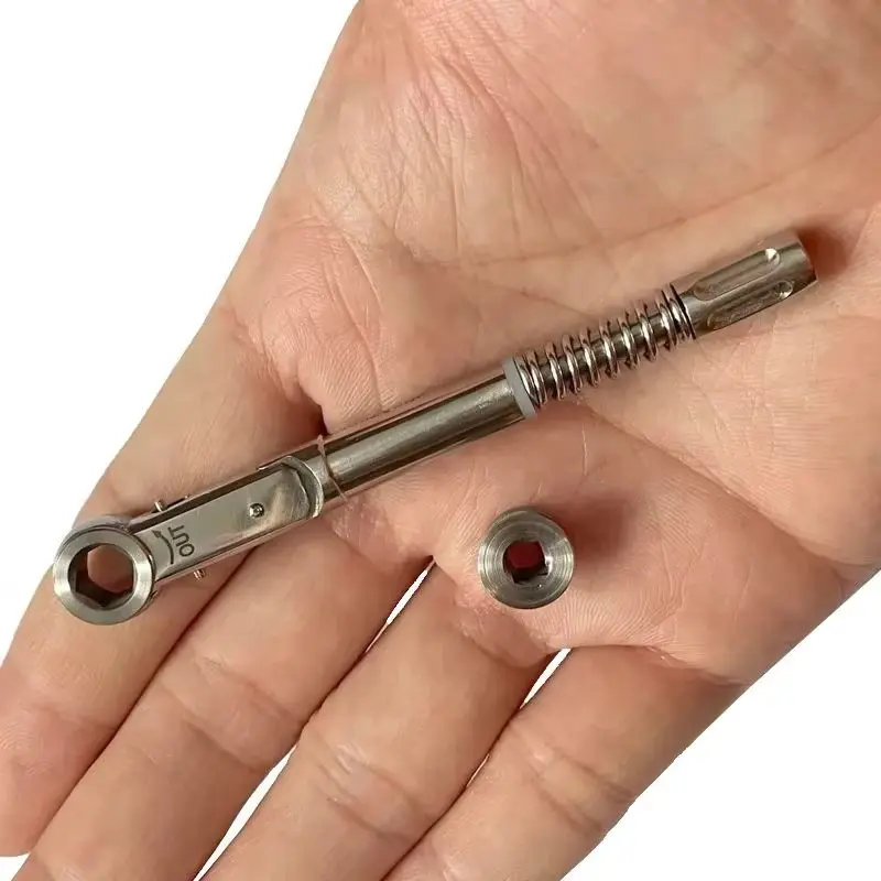 Dental Implant Precision Tool: TOP GERMAN Torque Ratchet Wrench | Comes with Drivers for Implant Torque Control