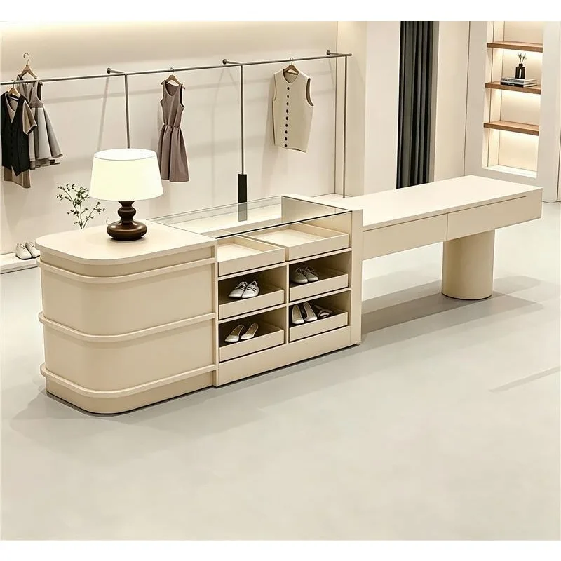 Light luxury clothing store Nakajima Taiwan, ornament table display table, shopping mall shoe and bag jewelry medium antique