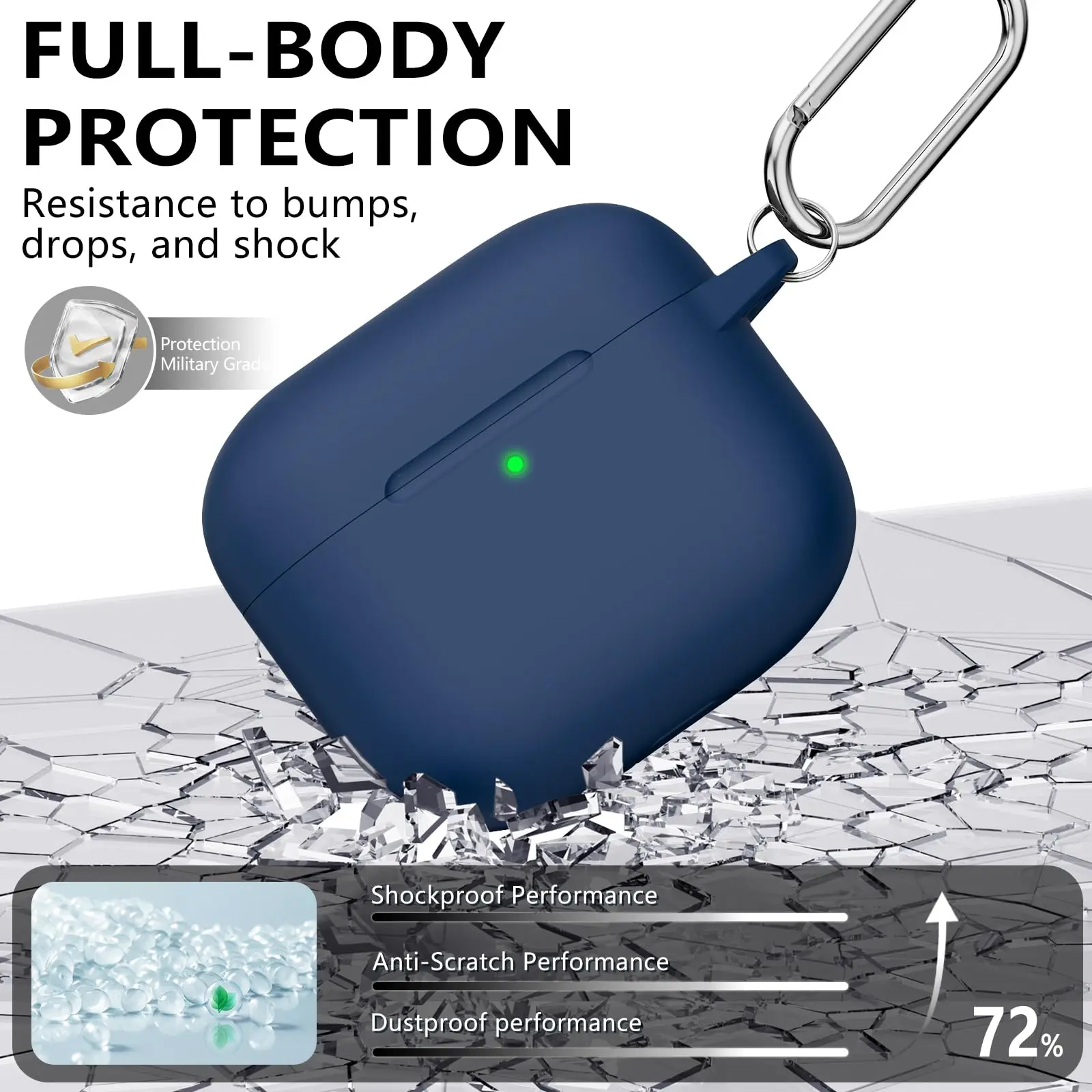 2024 Nieuw voor AirPods 4 Case Cover 2024 met Cleaner Kit Zachte siliconen beschermhoezen Accessoires met sleutelhanger voor AirPods 4