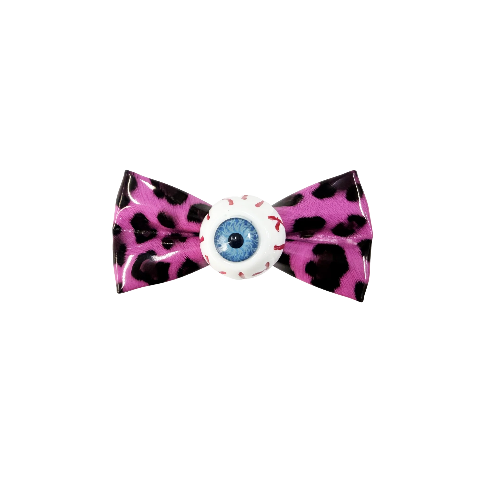 Colorful Leopard Bow Hair Clip, Creative Cosplay Accessory
