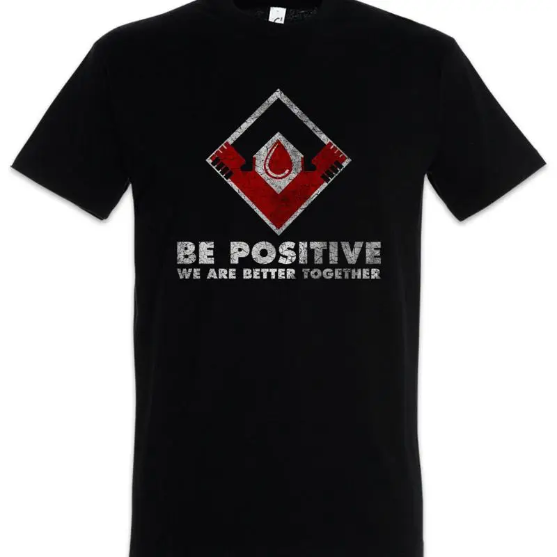 Be Positive Partnership II T Shirt The Vampire Strain Symbol Sign Logo Company