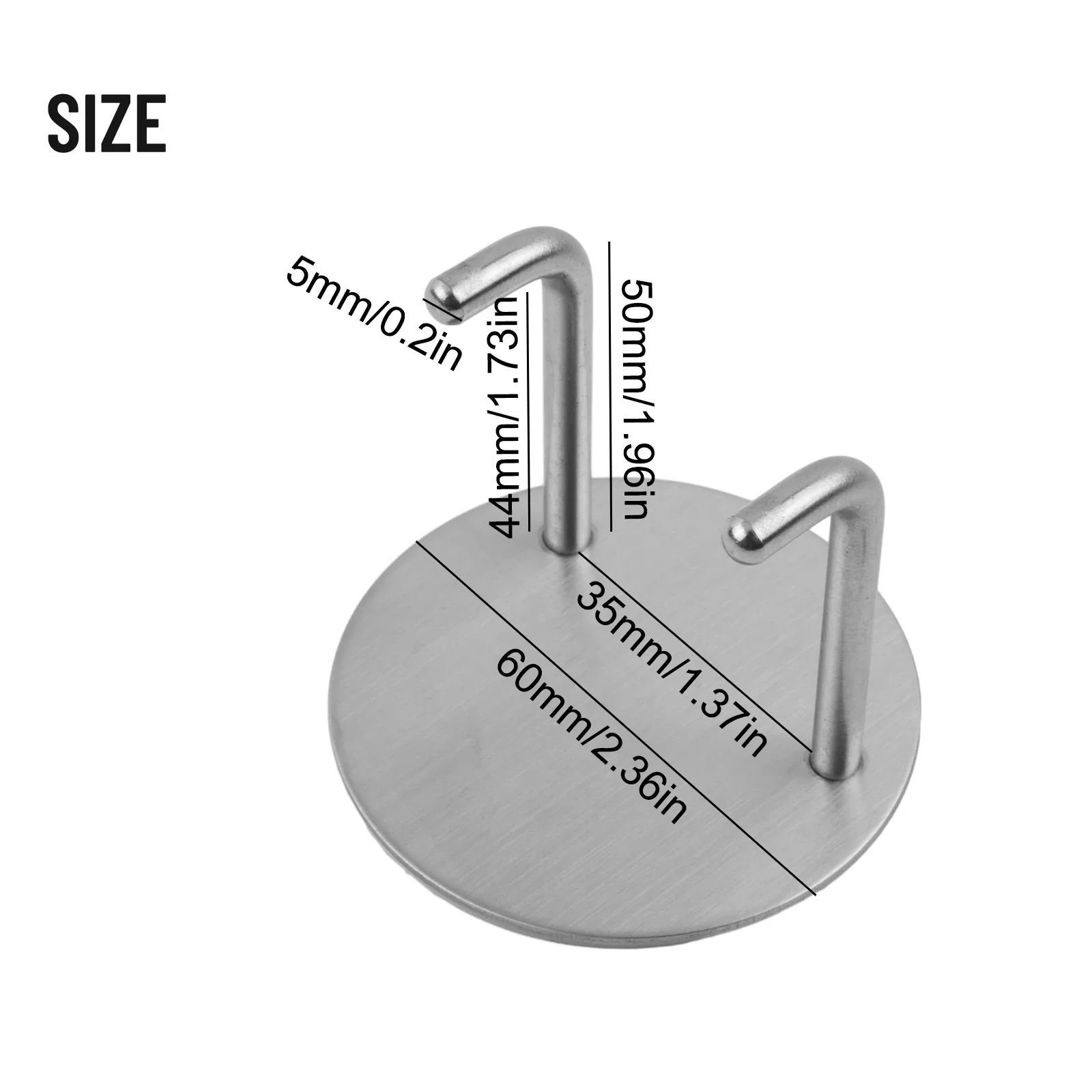 Effortless Installation Stainless Steel Wall Mount Storage Rack For Espresso Machine Handle, 304 Stainless Steel Material Silver