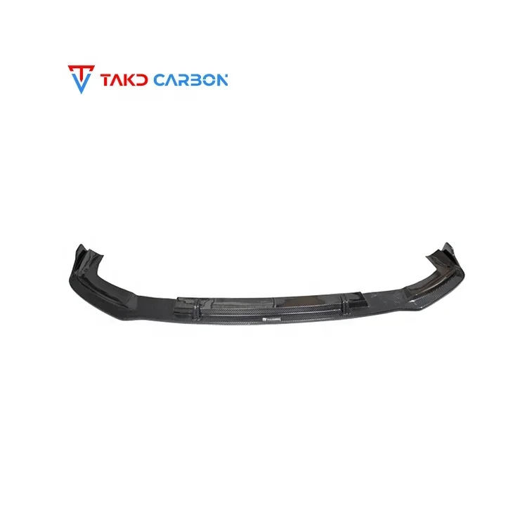 Carbon Factory Direct Hot Sale Style Dry Carbon Fiber Front Bumper Lip universal rear spoilers For AUDI A7,S7 C8