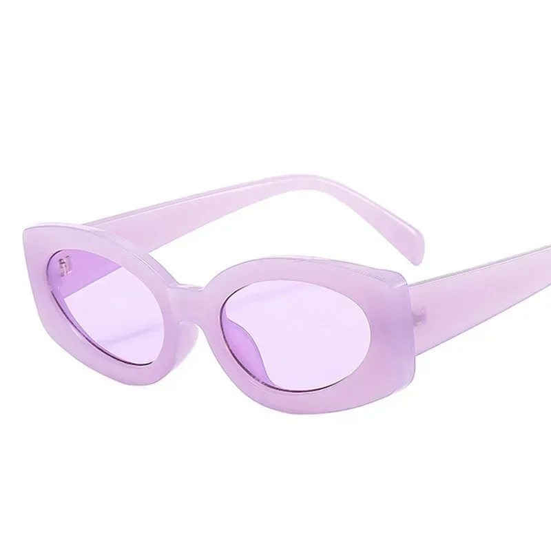 

2025 New Fashion Sunglasses Women Candy Color Oval Shape UV400 Protection Sun Glasses Woman Anti-glare Female Sunglass очки