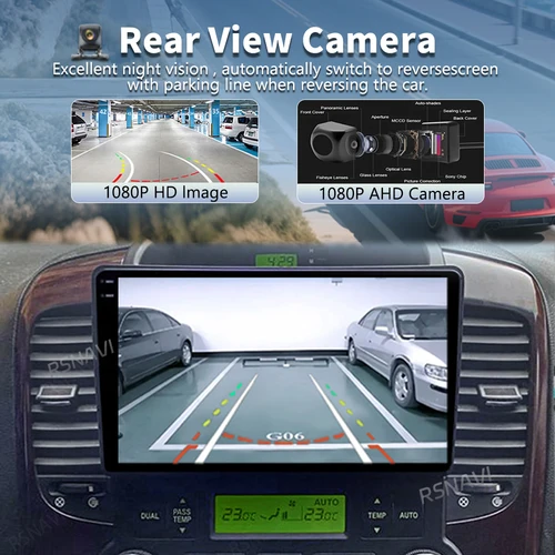 Imagen 2 del producto Android 15 para KIA Carnival VQ 2006 - 2014 2K QLED Android Radio de coche reproductor de vídeo Multimedia GPS estéreo CarPlay 4G unidad principal
