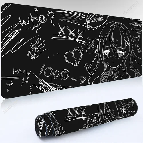 Imagen 1 del producto Alfombrilla de ratón Kawaii, alfombrilla de escritorio, alfombrillas de ratón de Anime, alfombrilla de juegos Kawaii en la mesa, configuración, accesorios para jugadores, alfombrilla para teclado, alfombra para ratón