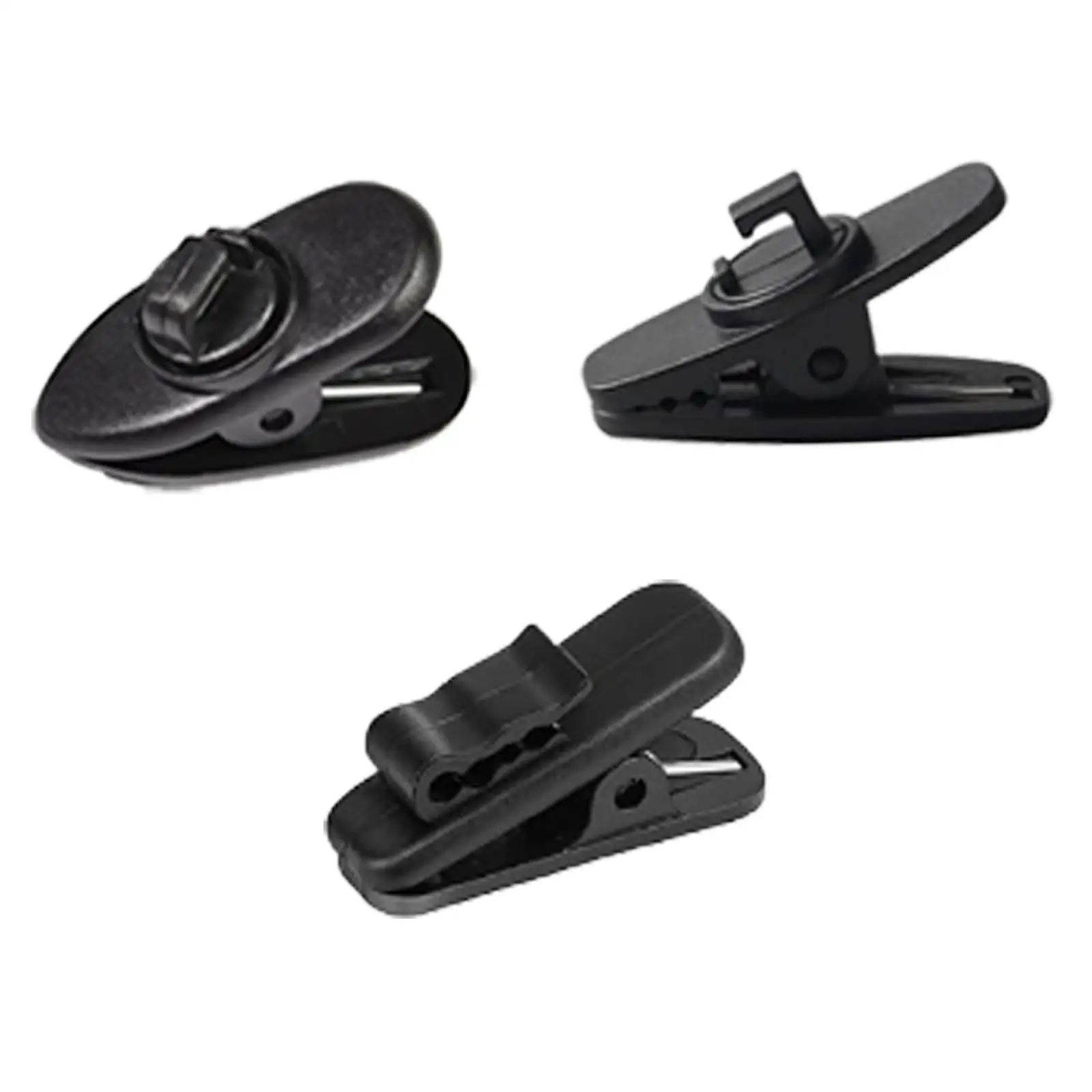 100x مشبك لحامل كابل سماعة الرأس سلك سماعة الرأس يدور 360 درجة صغيرًا