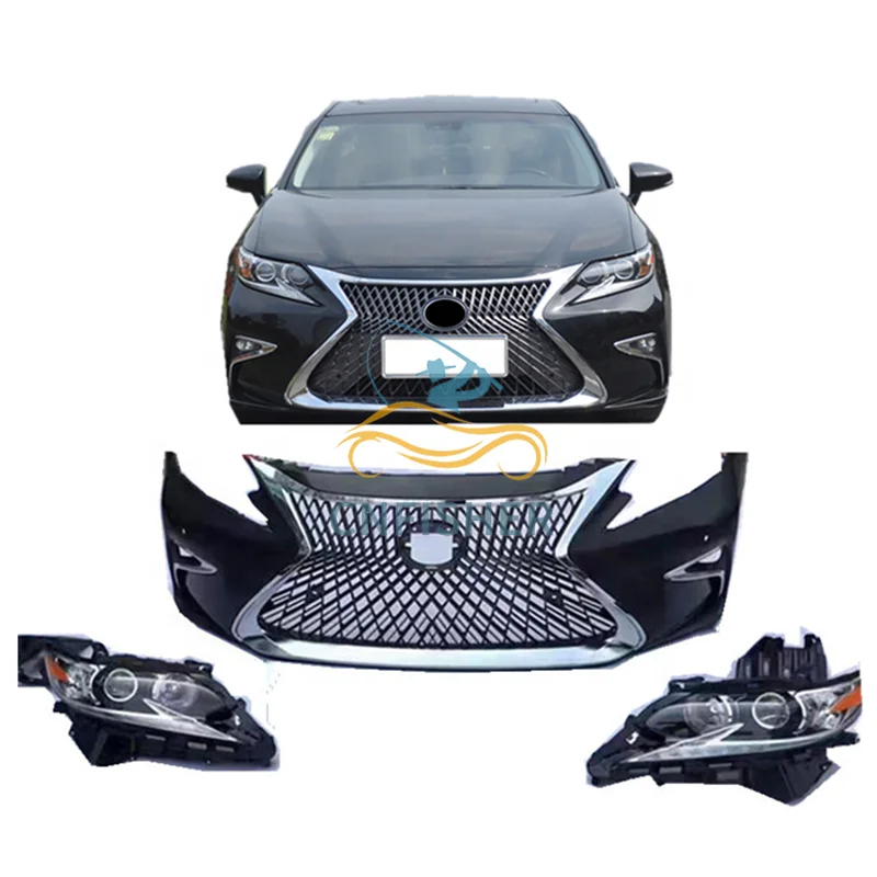 

NEW Model Upgrade Kit F-sport Facelift Kit Front Bumper for LEXUS ES200 ES250 ES350 2013 -2015 to 2016-2018
