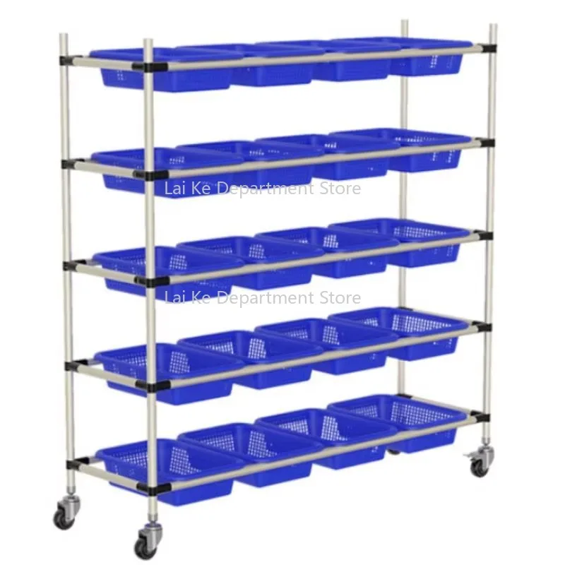 

Heavy D-uty Picking Truck Pick-up Sorting Cart Movable Hand Trolley Warehouse Material Shelf