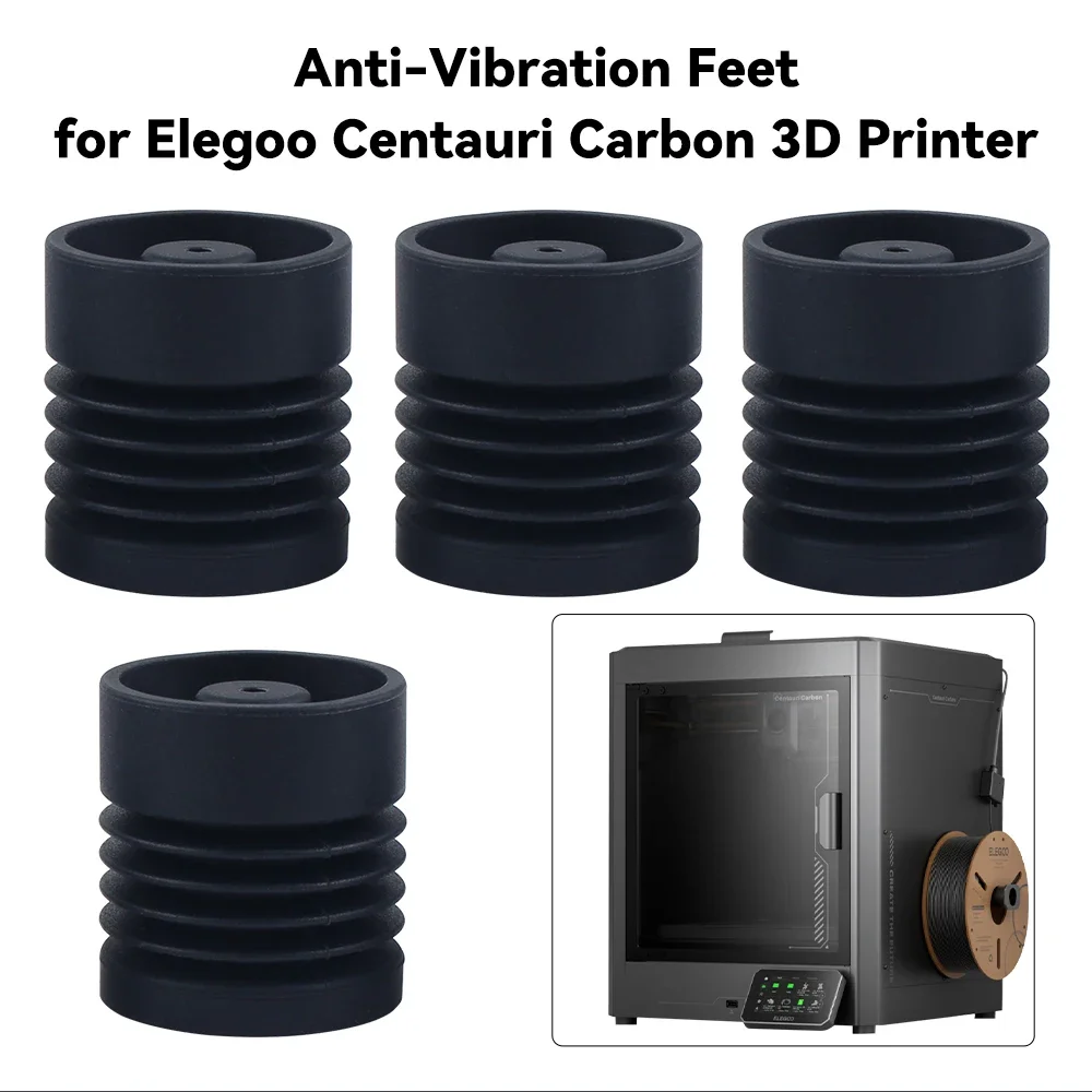

For Elegoo Centauri Carbon Anti-Vibration Foot 4 3D Printer High Quality And Soft Feet For 3D Printer Replacement Parts