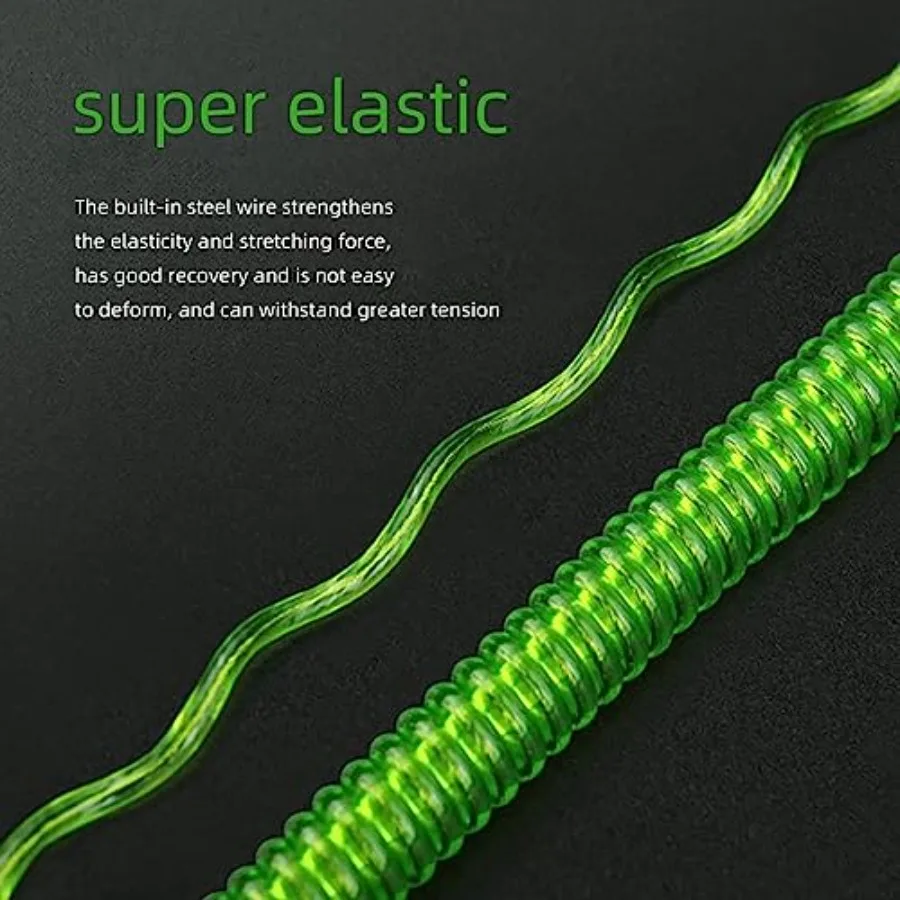 حلقة تسلق لمكافحة خسر حبل الربيع الحبل كاياك مجداف المقود الربيع لفائف المفاتيح قابل للسحب طول 10.6 ihes الصيد الحبل Retr