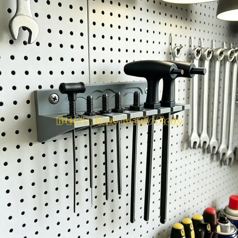 Y1AD Screwdriver Storage Rack Polylactic Acid Holders Tool Hanger for Garage and Cabinet Use