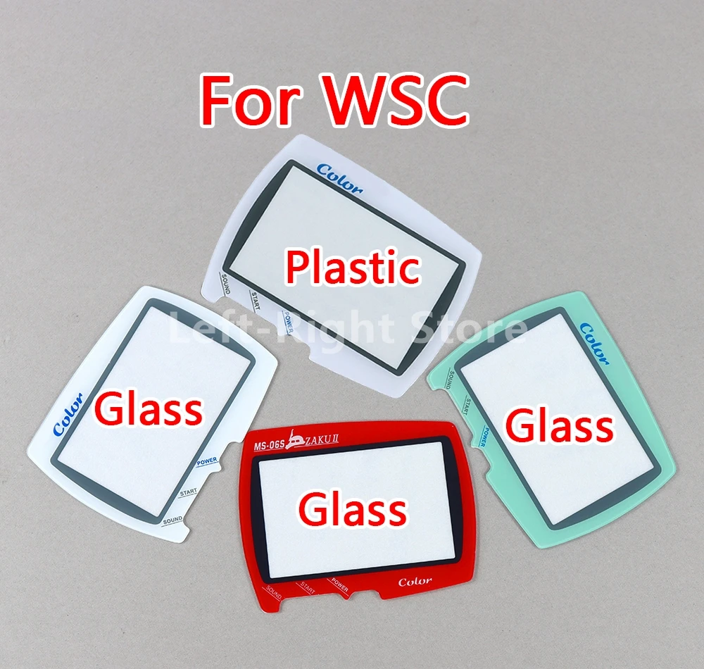 1PC Glass Plastic White Replacement For BANDAI Wonder Swan Color For WSC WSCC Screen Lens Protector