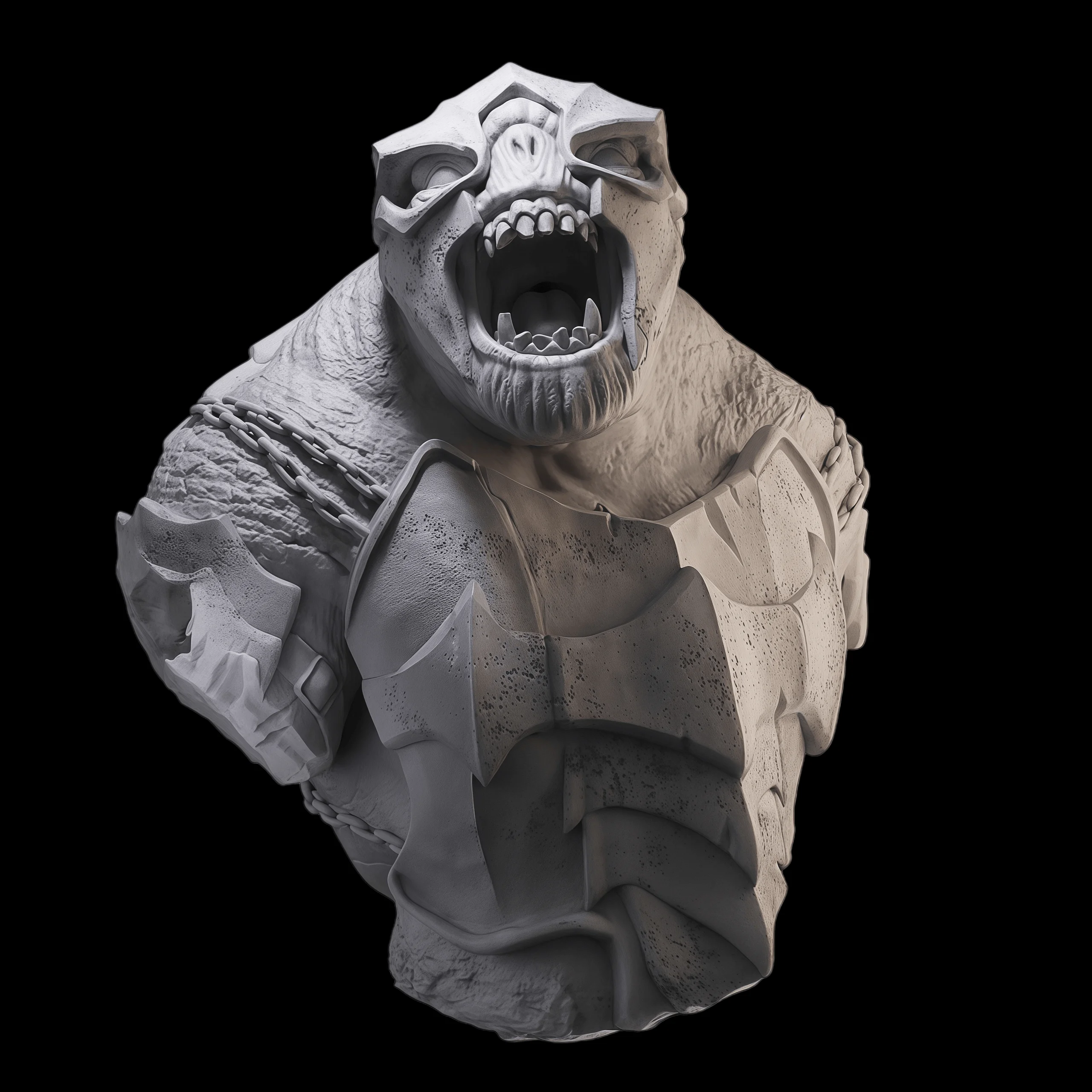 

1/10 Cast Resin Model Assembly Kit, GK， Resin Bust, Unpainted Needs To Be Assembled