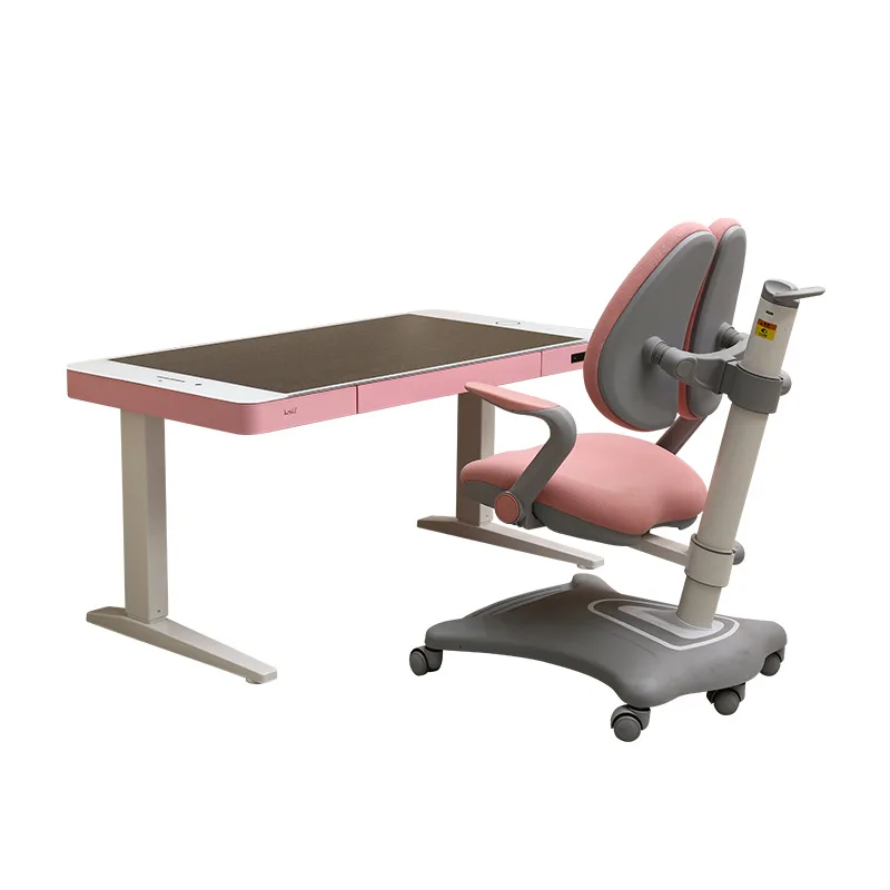 

Intelligent electric lift student study table household children standing movable