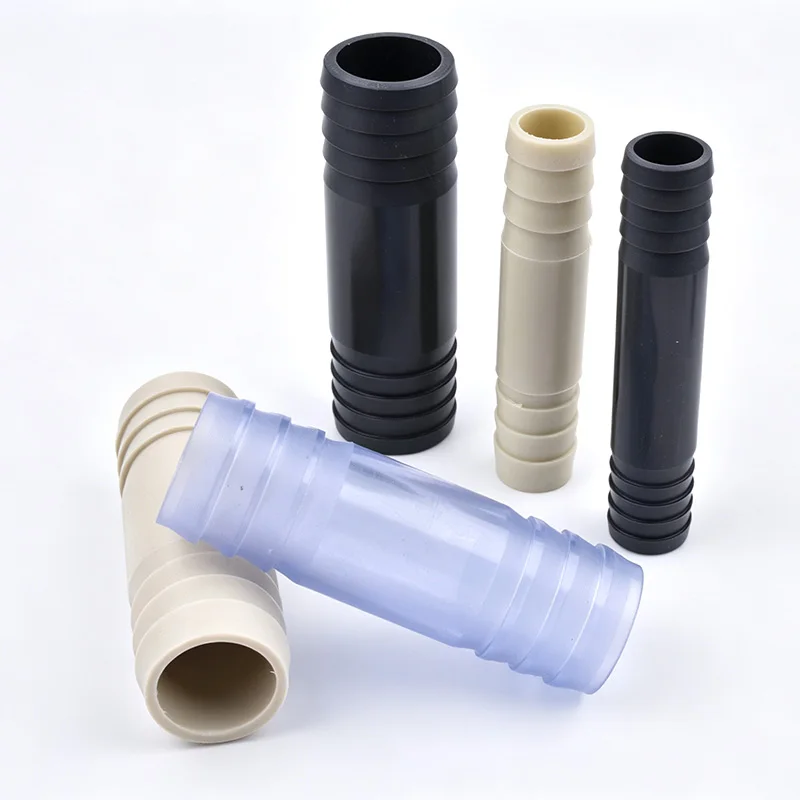 1-5Pcs 20~50mm UPVC/PPH Double Pagoda Straight Through Connector Aquarium Fish Tank Hose Connector Irrigation Water Pipe Joint