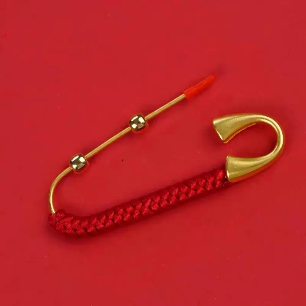 Gold Color Metal Brooches 5cm Handmade Protective Safety Pins DIY Accessories
