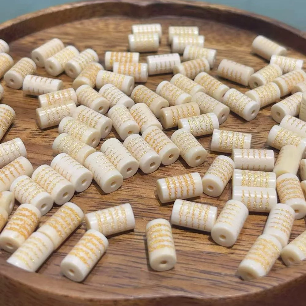 

Материалы для рукоделия: пятислойный браслет-цепочка из мамонтовой кости, плетеный вручную, для создания украшений, подвесок и браслетов