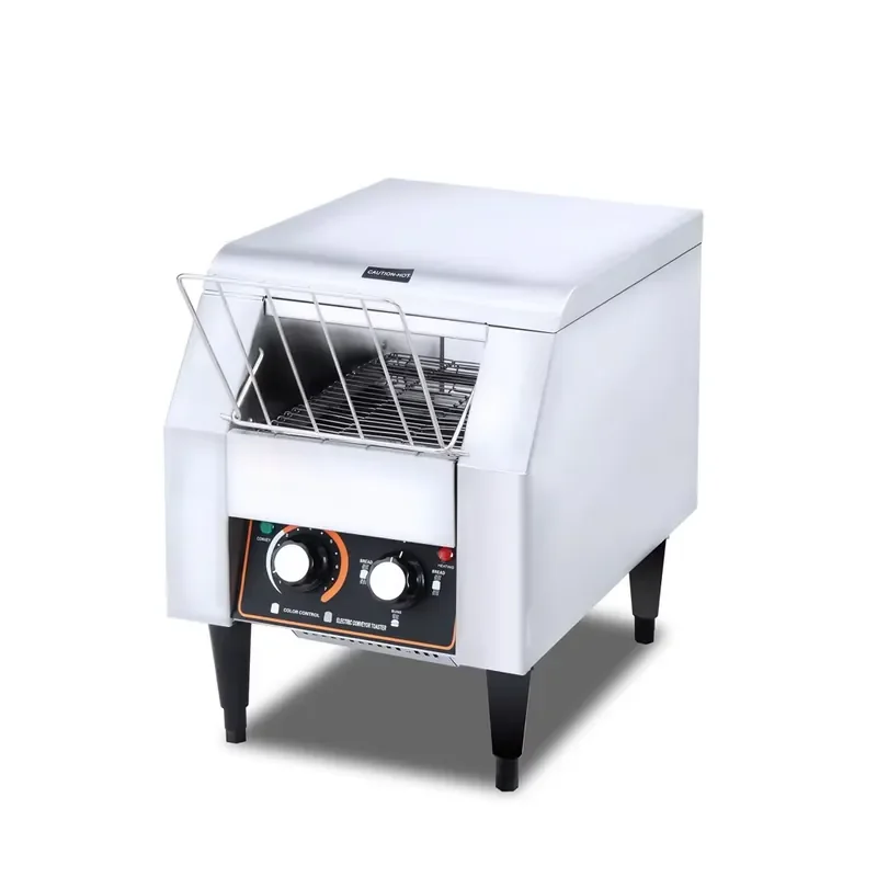 Commercial Electric Conveyor Belt Breakfast Sandwich Toaster Automatic Stainless Steel Body for Home and Car Use for Hotels