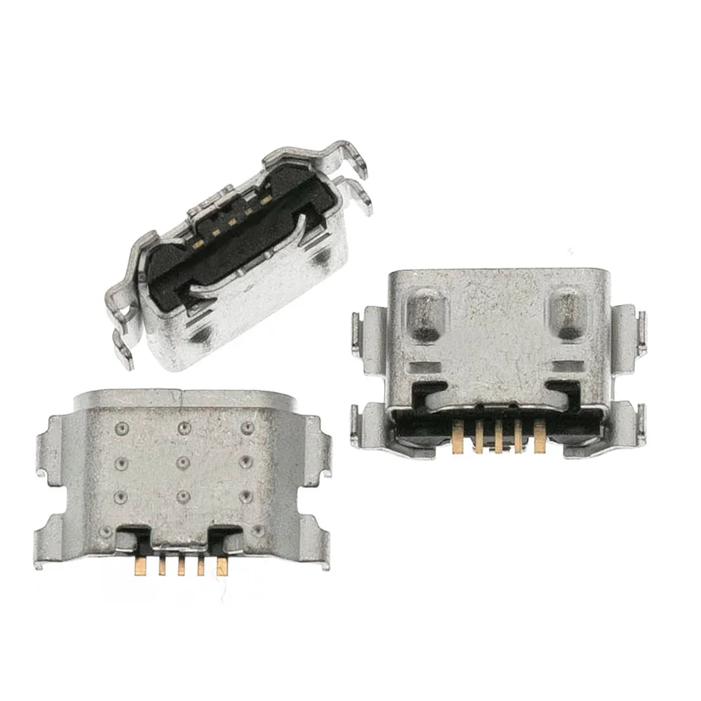 5 шт. Micro 5Pin USB разъем питания гнездовой разъем для Xiaomi Redmi 9A MOTO E2020 Samsung A01 A015F зарядный порт Гнездо