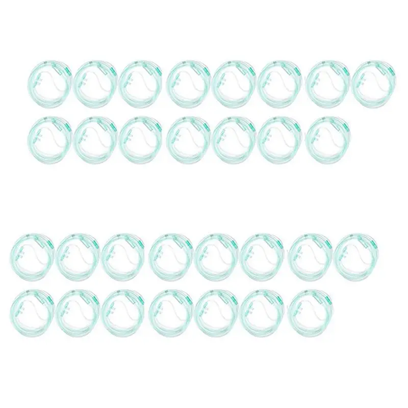 

AB42-30 шт. кислородных канюлей, 2 метра, назальные канюли, мягкие назальные кислородные трубки, O2-канюли для взрослых