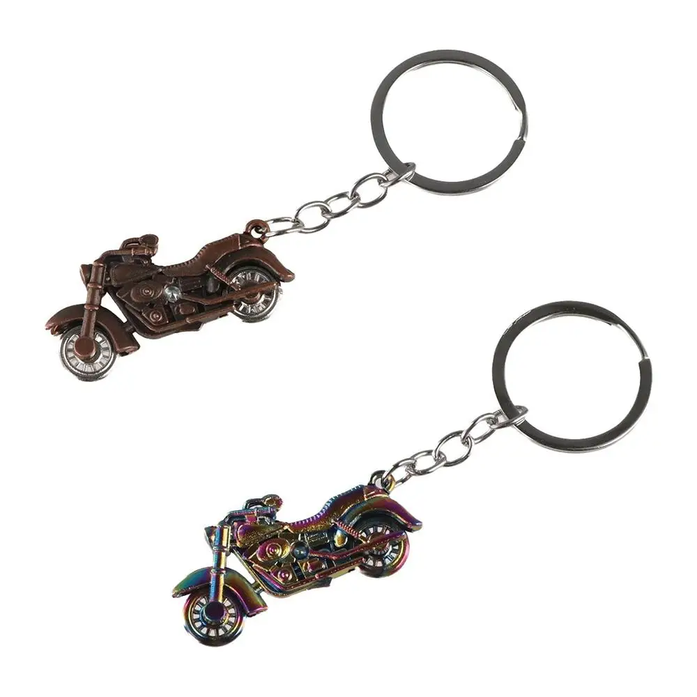 Simulation Motorcycle Mini Motorcycle Model Keyring Zinc Alloy Motorcycle Cute Simulation Car Keychain Cute Pendant