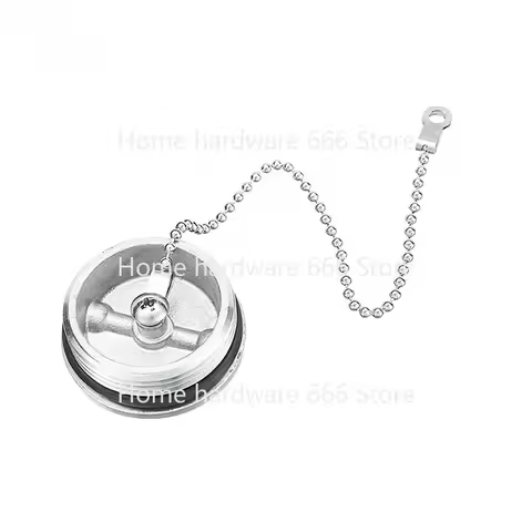 Boat Accessories 1.5 Inch Marine Grade Stainless Steel Deck Fill Filler Cap Fuel Water With Rubber Gasket Sealing Yacht Kayak