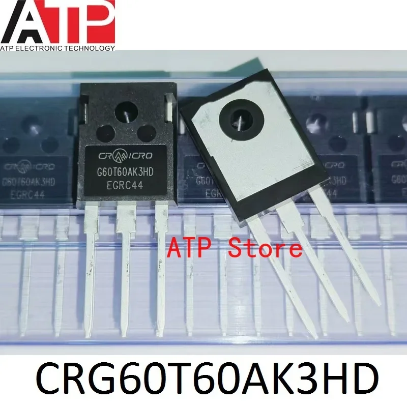 10PCS/LOT 100% New Original CRG60T60AK3HD G60T60AK3HD TO-247 G60T60 60T60 Transistors IGBT 600V 60A In Stock