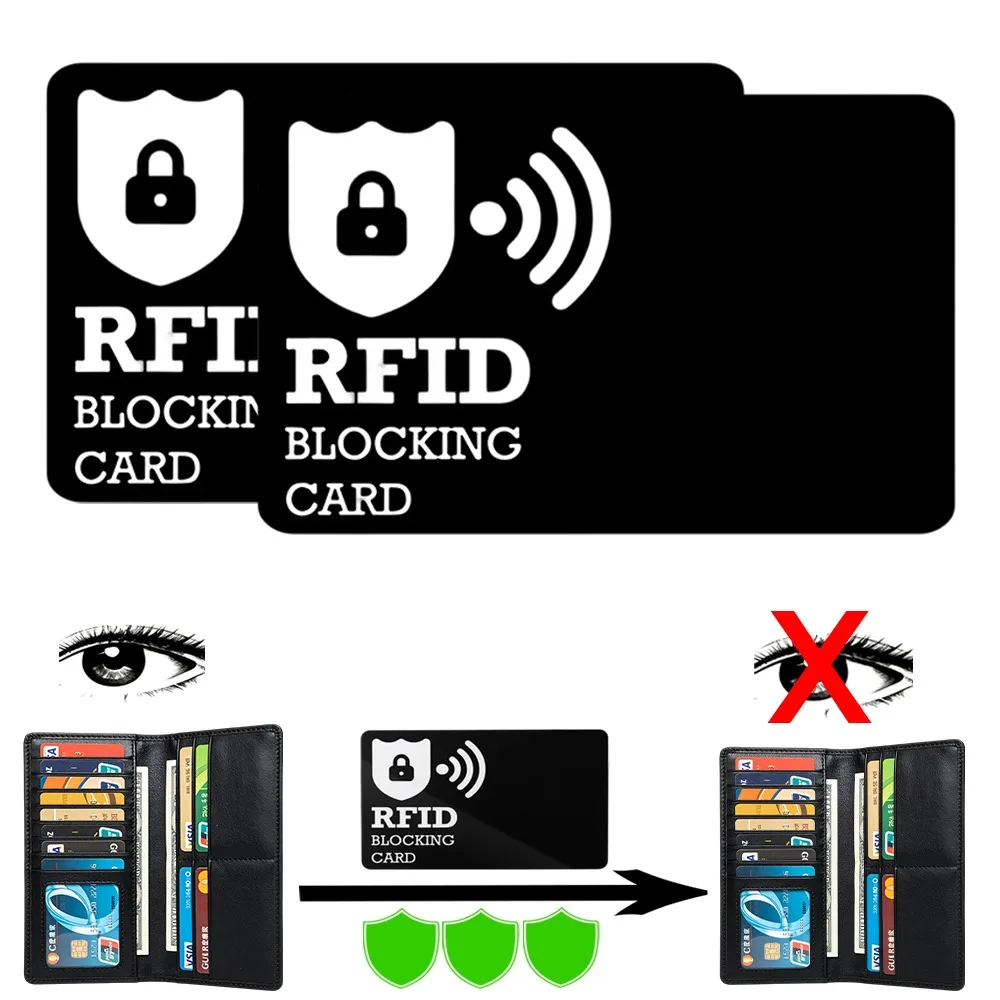 

1-5 шт. RFID-блокировка, бесконтактный NFC ID, защита для кредитных карт, безопасный банк, паспорт, кошелек, кошелек, защитный блокатор, защита