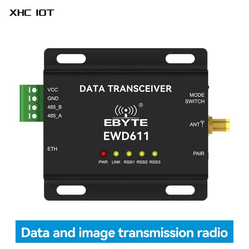 Star Networking Long-Distance Data Transmission Image Transmission Radio 915MHz  XHCIOT EWD611-900NW20(485) Network Port 1KM