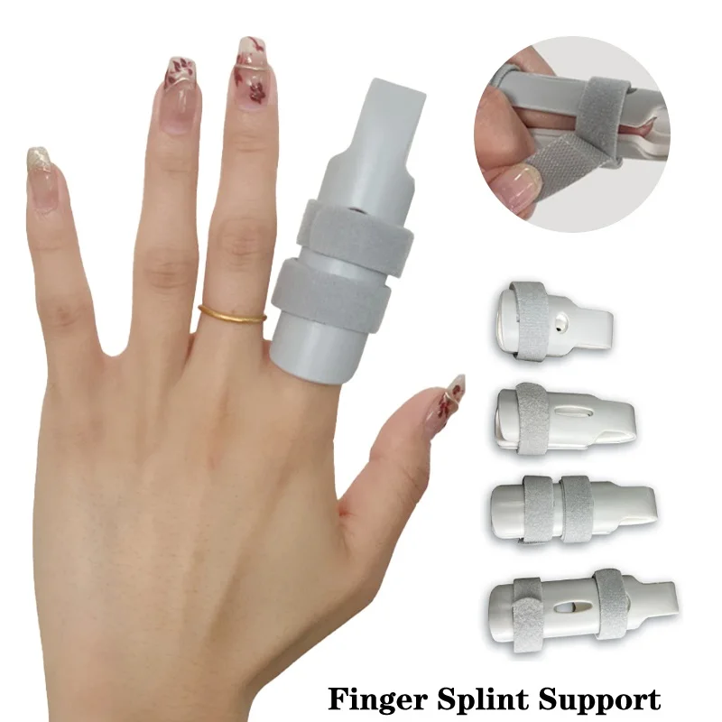 1PcFinger Splint  Foam Support Brace Finger Splint Hand Trigger Broken Finger/Sprain/Fracture/Pain Relief/ Joint Immobilization