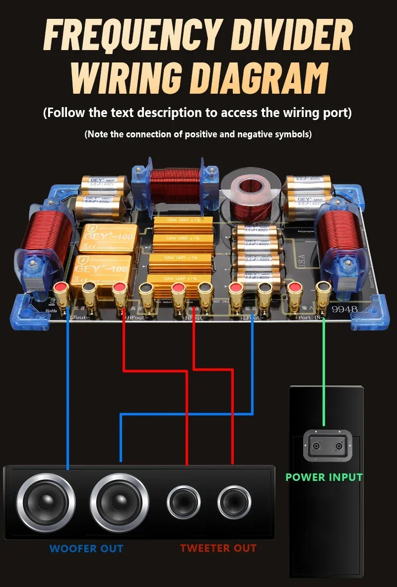 

NEW audio crossover crossover speaker Speaker accessories