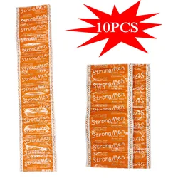 10PCS Large Oil Condom for Man Sex Delay Ejaculation Penis Cock Extender Safe Contraception Sex Tools Intimate Goods