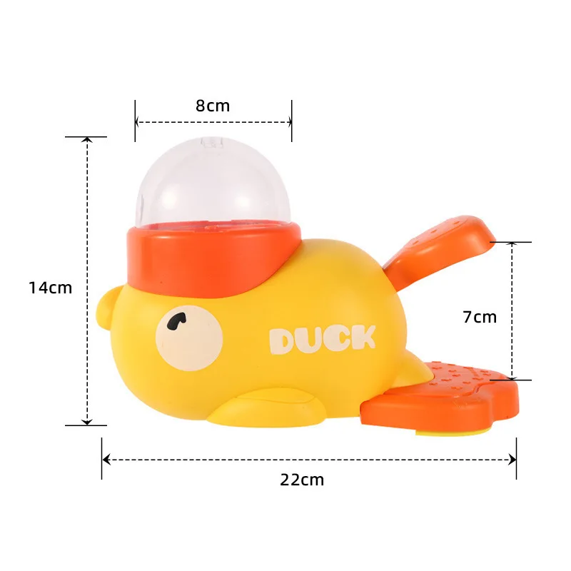 2-in-1 Interaktives Hundespielzeug, Automatischer Leckerli-Spender, Cartoon-Enten-Design, Slow-Food-Snack-Feeder für Hundetraining, Haustierbedarf – Detail 6
