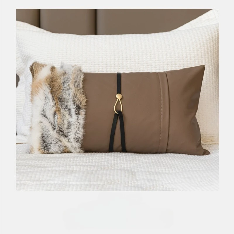 30X50/45X45/50X50CM Brown Coffee Throw Pillow Cover Nordic Luxury Waist Cushion Cover Decor Home Decorative Pillowcase 2026 New