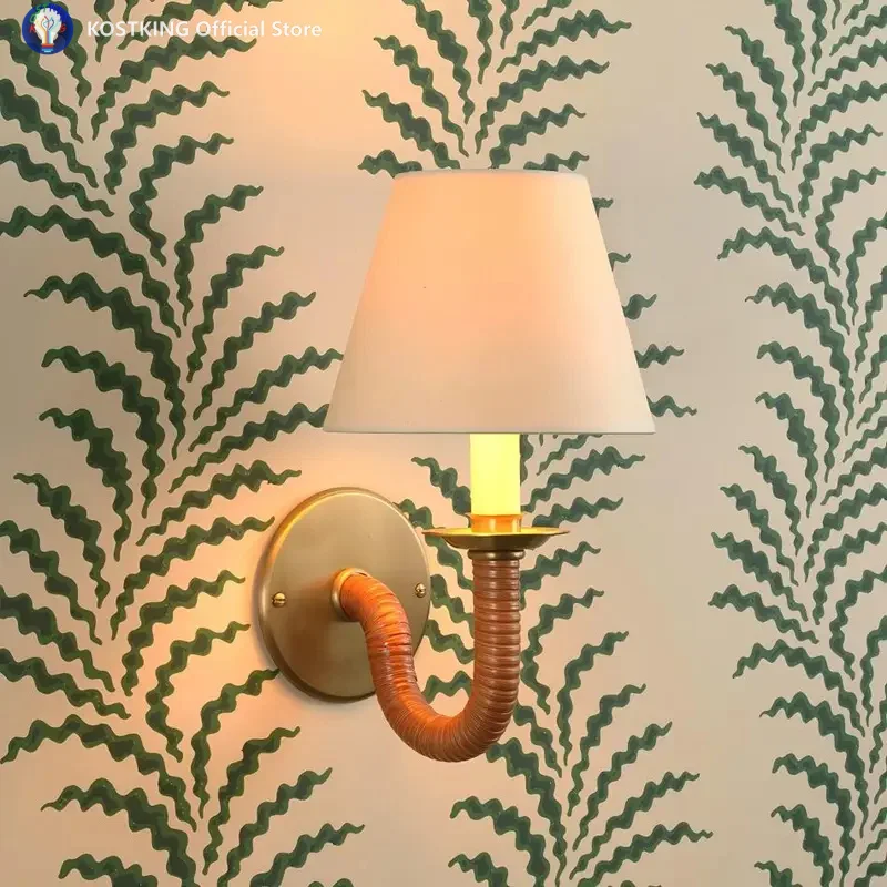 Brass Fabric Wall L…