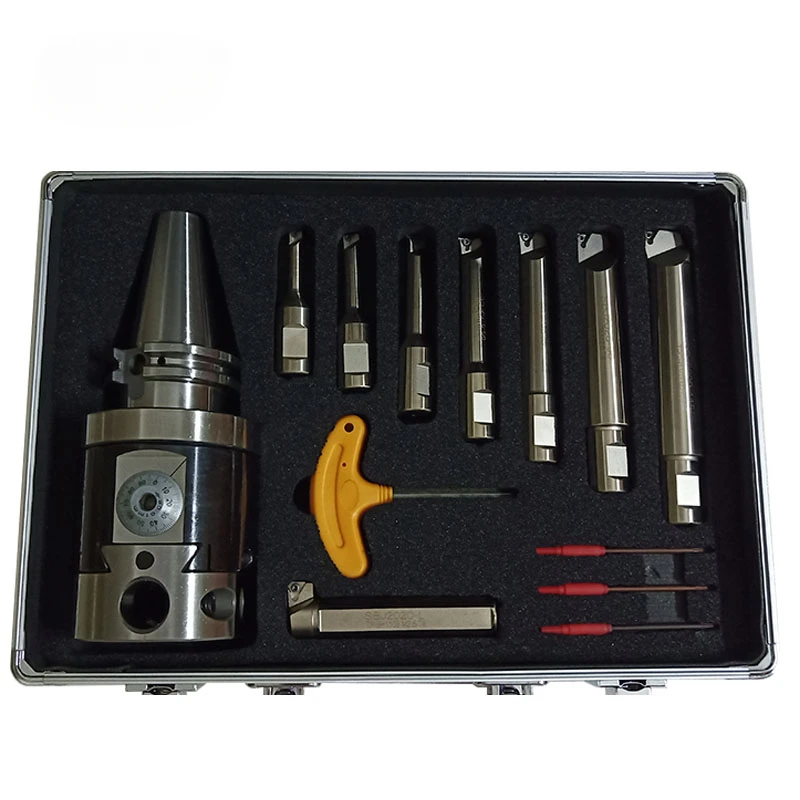 NBH2084 Fine Boring Head Set BT30 BT40 NT30 NT40 BT50 NT50 R8 SK30 SK40 SK50 C20 MT2 MT3 MT4 MT5 Boring Tools Tool Holder 8pcs