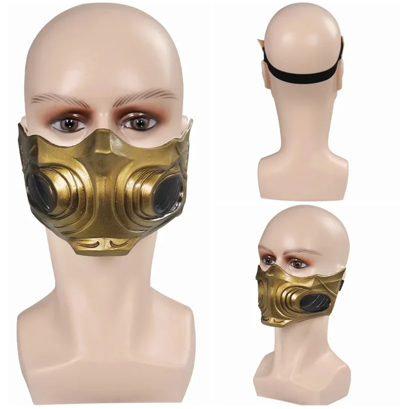 Masque Fantaisie ontariScorpion pour Homme, Accessoires de Costume de Cosplay, Film de Jeu Mortal Kombat, Accessoire Nette Hallo abc, Nouvelle Collection 2025