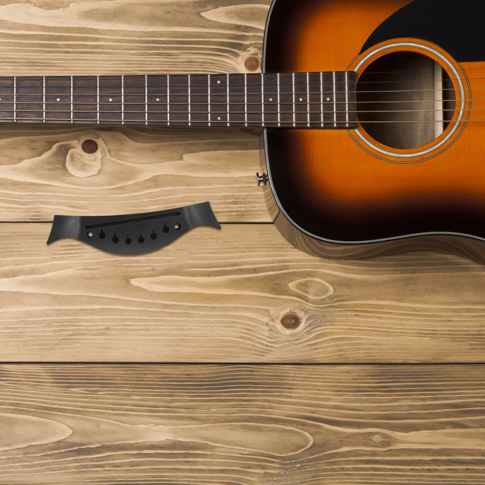 

Guitar Bridge Acoustic Replacement Classical Bass Parts Saddle Plastic Electric with Screws