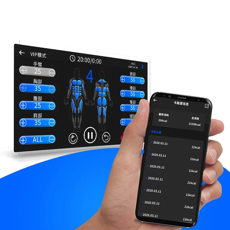 EMS Elektro ฟิตเนสเพาะกายอุปกรณ์ยิม