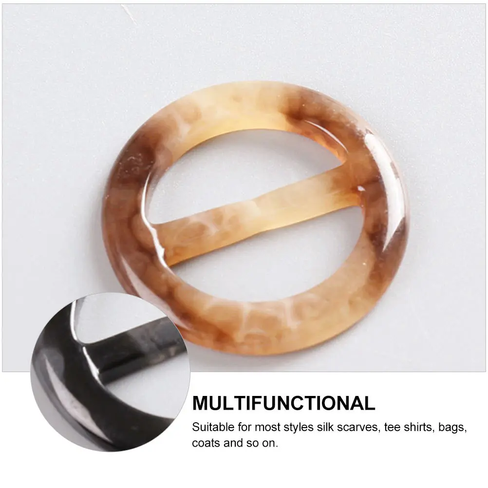 

40pcs Round Roller Buckles For Women Decoration Rings Scarf Clasps T Shirt Clips Diy Slide Buckles Clothing Decor