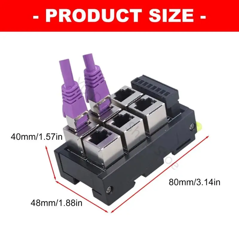 96BA RJ45-zu-8-Pin-Verkabelungsmodul für Signalrouting-Aufgaben in Industrieschränken – Detail 6