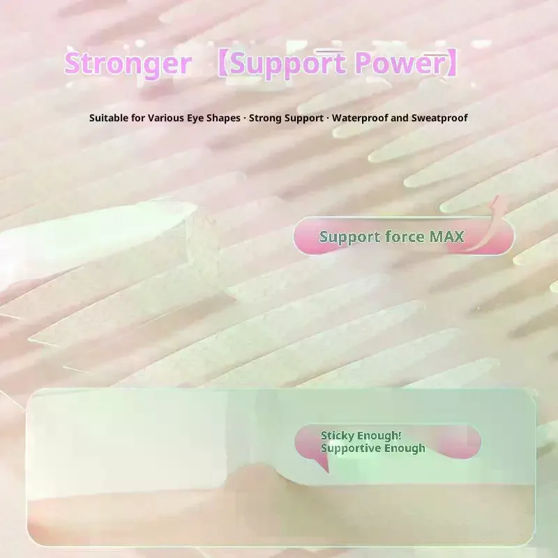 120 قطعة من ملصقات الجفن المزدوجة غير المرئية - ملصقات جفن شفافة مقاومة للماء تدوم طويلاً مع أداة #2