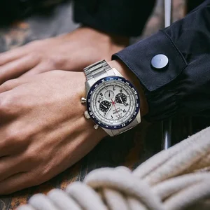 Citizen Men Quartz Watch, waterproof, multi function, fantasy, round, stainless, automatic, calendar, luxury trend 8 Main Sales Citzen Watch - №5