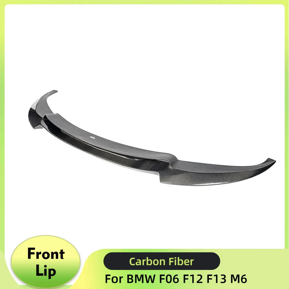 

Carbon Fiber/FRP Front Bumper Lip Spoiler for BMW F06 F12 F13 M6 Base Convertible Coupe 2013-2016 Front Lip Chin Splitter