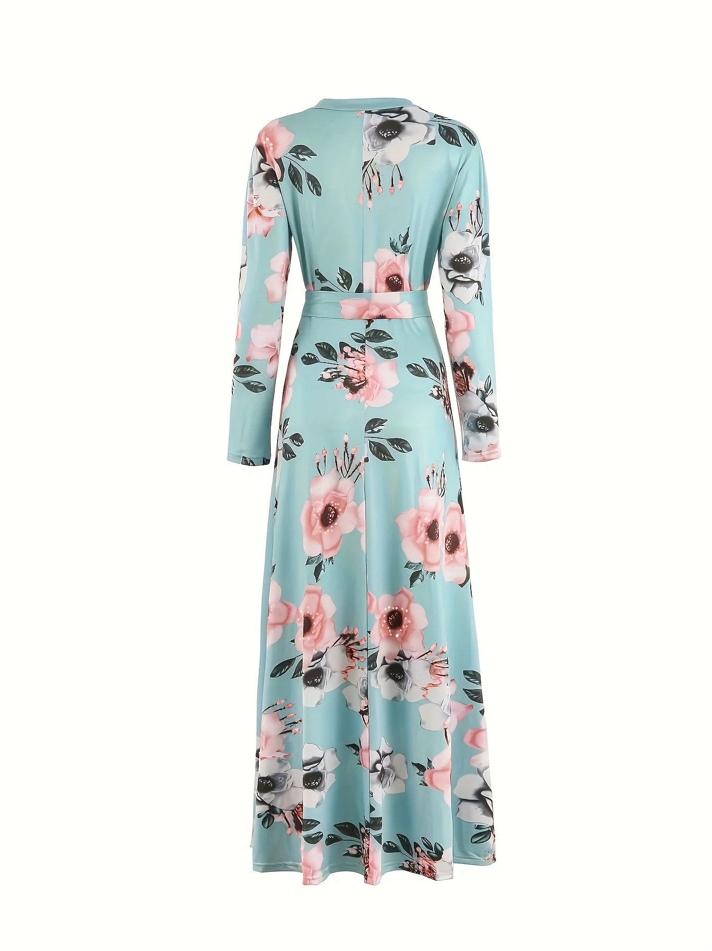 New Product Printed Fashionable Spring and Autumn Versatile Strap Fitting Elegant Women's Long Sleeve Dress for Women