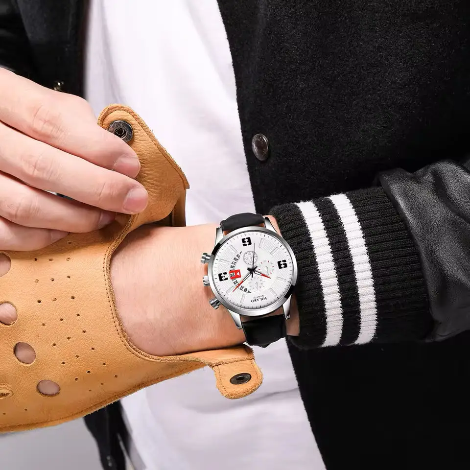 Simple Man Watch Fashion Casual Men Watch Gentlemanliness Classic Fashionable Quartz Watch for Outdoor Activities