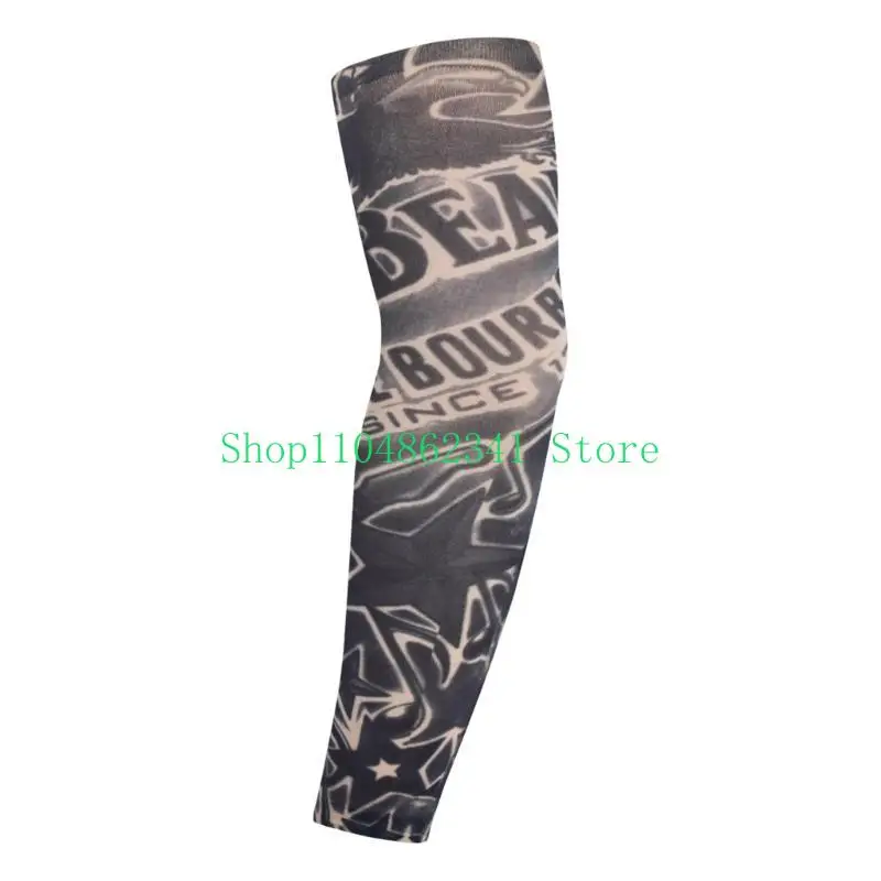 5asd Ice Silk Tattooing ARM Sleeves Vỏ cánh tay bảo vệ để đi bộ câu cá hàng ngày