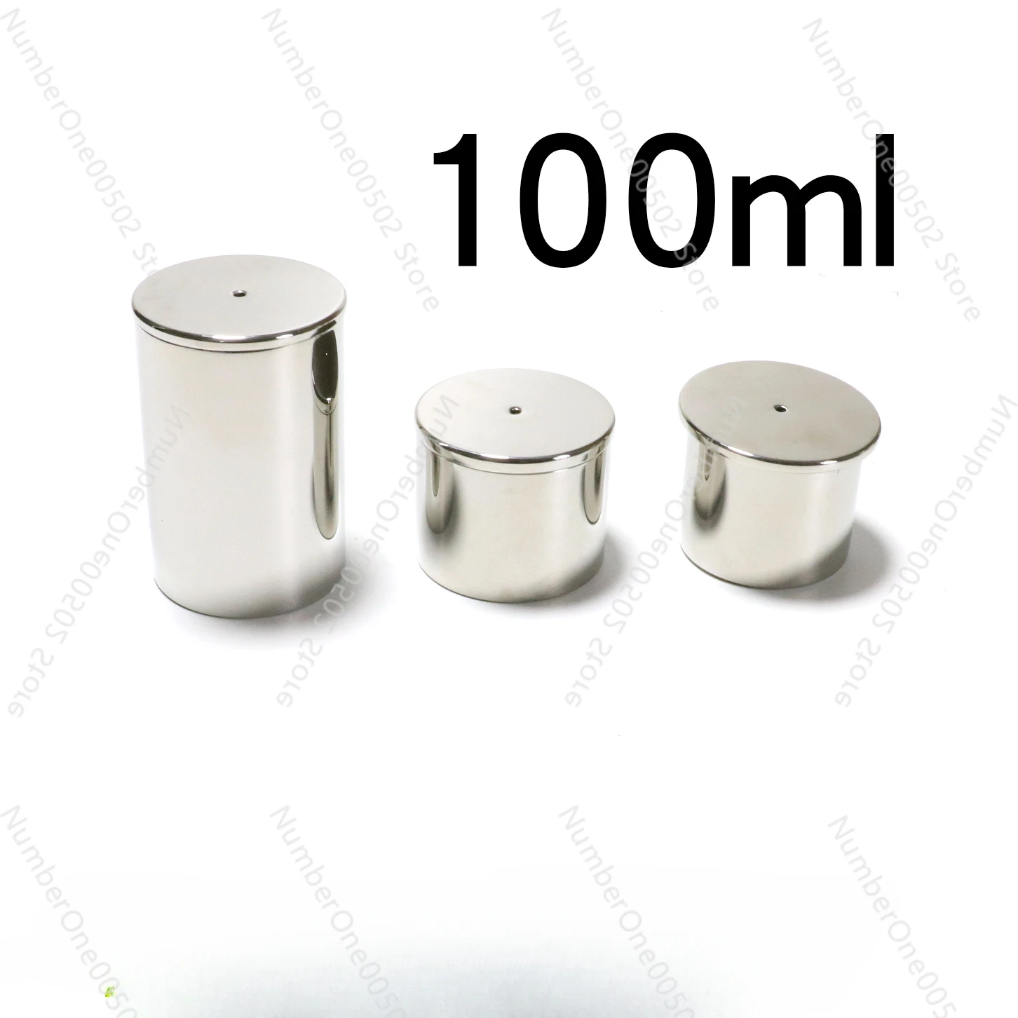 QBB Stainless Steel Coating Specific Gravity Cup High Precision Density Cup Hydrometer 37ml 50 Pycnometer 100ml